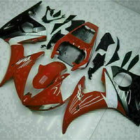MS Injection ABS Red Black Fairing Fit for Yamaha YZF 2003-2005 R6 & 06-09 R6S g042