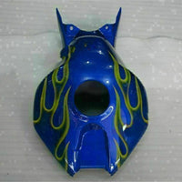 MS Injection Yellow Flame Blue Fairing Fit for Honda 2006-2007 CBR1000RR u079