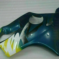 MS Yellow Blue Fairing Injection Fit for Honda 1999-2000 CBR600 F4 ABS Plastic u014