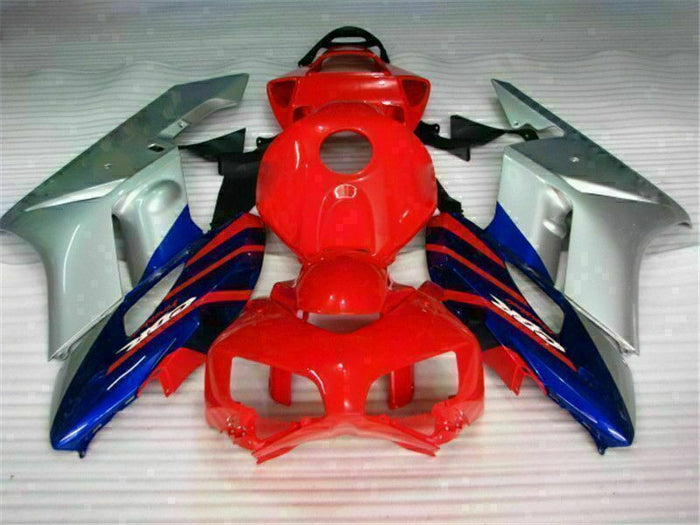 MS Injection Fairing Red Silvery Fit for ABS Honda CBR1000RR 2004-2005 u061