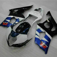 MS Injection White Blue Black Kit Fairing Fit for  2003-2004 GSXR1000 p036