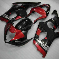 MS Injection Plastic Red Black Fairing Fit for  2003-2004 GSXR 1000 q046