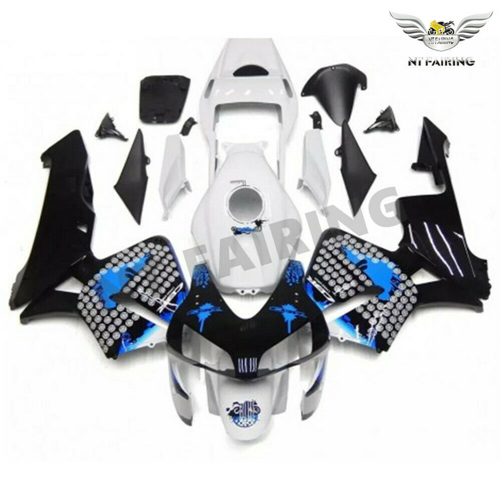 NT Fairing Fit for Honda 2003-2004 CBR600RR U070- Msa White Black | ABS Injection