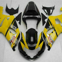 MSB Injection  Mold Yellow Fairing Fit for  2001-2003 GSXR 600 750 n017