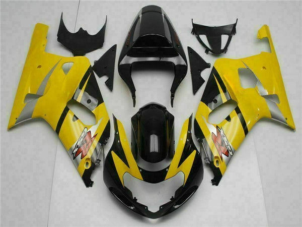 MSB Injection  Mold Yellow Fairing Fit for  2001-2003 GSXR 600 750 n017