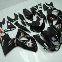 US STOCK MS Injection Kit Black Fairing ABS Kit Fit for 2009-2016 GSXR 1000 p034 Available in CA