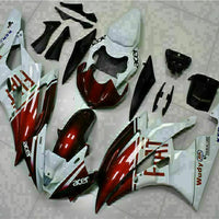 MS Injection Bodywork Brown White Fairing Fit for Yamaha 2006-2007 YZF R6 g067