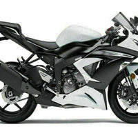 MSA Fit for  2013-2018 ZX6R 636 ZX-6R Plastic White Injection Fairing t002