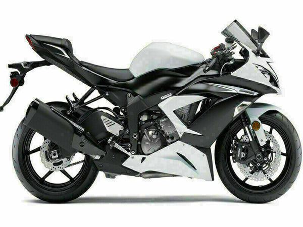 MSA Fit for  2013-2018 ZX6R 636 ZX-6R Plastic White Injection Fairing t002