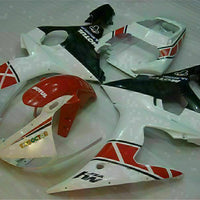 MS Injection White Red Fairing Fit for Yamaha YZF 2003-2005 R6 & 06-09 R6S g013