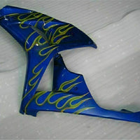 MS Injection Yellow Flame Blue Fairing Fit for Honda 2006-2007 CBR1000RR u079