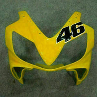 MS Yellow White Injection Fairing Kit Fit for Honda 2001-2003 CBR600 F4I u015