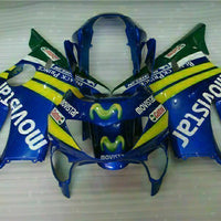MS Blue Yellow Fairing Injection Fit for Honda 1999-2000 CBR600 F4 ABS Plastic u011