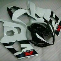 MS Injection Molded White Black Fairing Fit for  2003-2004 GSXR 1000 p016