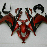 MSA Fit for  2013-2017 EX300 300 Plastic Red Injection Fairing s011