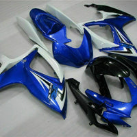 MSB Injection Mold Blue Fairing Kit Fit for  2006 2007 GSXR 600 750 n065