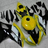MS Injection Bodywork Yellow Black Fairing Fit for Yamaha 2008-2016 YZF R6 g069