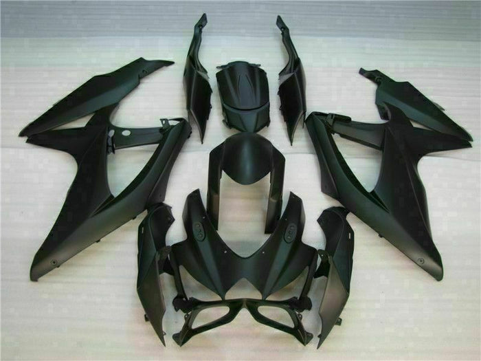 MSB Injection Black Plastic Fairing Fit for  2008-2010 GSXR 600 750 o045