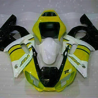 MS Injection Yellow White Plastic Fairing Fit for Yamaha 1998-2002 YZF R6 g003