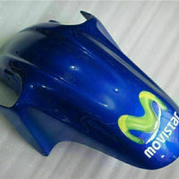 MS Blue Yellow Fairing Injection Fit for Honda 1999-2000 CBR600 F4 ABS Plastic u011
