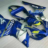 MSB Injection Mold Kit Blue Plastic Fairing Fit for Yamaha 2000-2001 YZF R1 h011