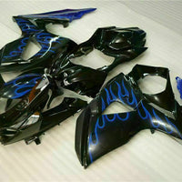 MS Injection Blue Flame Black Fairing Kit Fit for  2009-2016 GSXR1000 q022