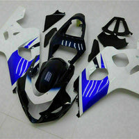 MS Injection Kit Blue White Fairing Fit for  2004 2005 GSXR 600 750 n007g