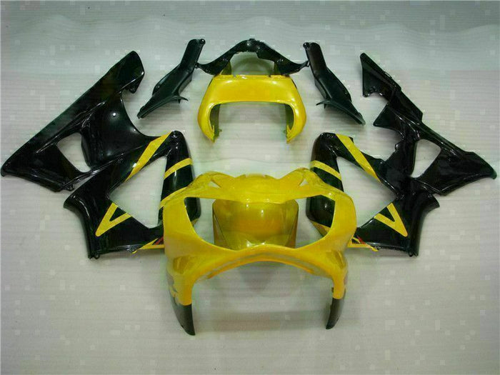 MS Injection Fairing Yellow Black Set Fit for ABS Honda CBR929RR 2000-2001 u025