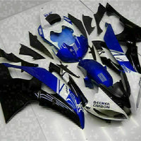 MS Injection Bodywork Blue Black Fairing Fit for Yamaha 2008-2016 YZF R6 g042