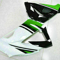 MSA Fit for  2013-2018 ZX6R 636 Plastic White Blue Injection Fairing s005