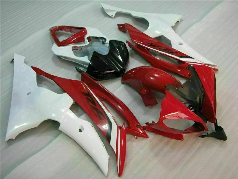 NT Fairing Fit for Yamaha 2008-2016 YZF-R6 N007- Red White | ABS Injection