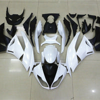 NT New Fit for  2009-2012 ZX6R Plastic White Injection Fairing k011