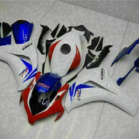MS Injection New Set White Blue Fairing Fit for Honda 2008-2011 CBR1000RR u087