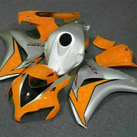 MS Injection ABS Orange Silver Fairing Fit for Honda 2008-2011 CBR1000RR u038