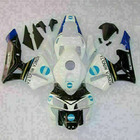 MSA Injection Mold White Black Fairing Fit for Honda 2003-2004 CBR600RR u020