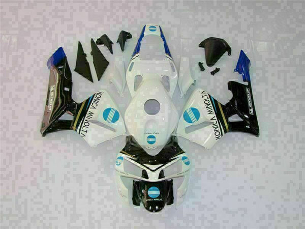 MSA Injection Mold White Black Fairing Fit for Honda 2003-2004 CBR600RR u020