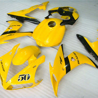 MSA Yellow Tank Cover Injection ABS Fairing Fit for Yamaha 2004-2006 YZF R1 u035