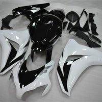 MSA Injection White Black Fairing Kit Fit for Honda 2008-2011 CBR1000RR h014