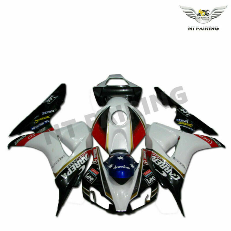 NT Fairing Fit for Honda 2006-2007 CBR1000RR U070- White Black | ABS Injection