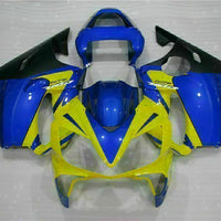 MS Injection Yellow Blue Fairing Kit Fit for Honda 2001-2003 CBR600 F4I u038