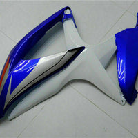 MSB Injection Mold Blue White Fairing Fit for  2008-2010 GSXR 600 750 n066