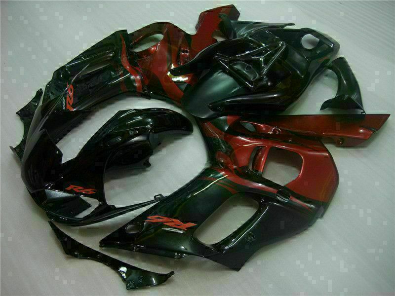 NT Fairing Fit for Yamaha 1998-2002 YZF-R6 G010- Black | ABS Injection