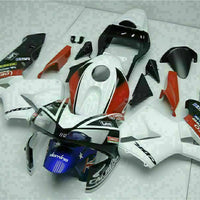 MSA Injection White Blue Plastic Fairing Fit for Honda 2003-2004 CBR600RR u073