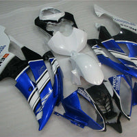 MSA Blue White Plastic Injection Fairing Fit for Yamaha 2008-2016 YZF R6 u049