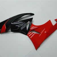 Fit for  2009-2012 ZX6R Plastic Red Black Injection Fairing ABS n0d-B