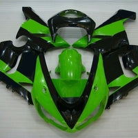 NT Complete Green Black ABS New Fairing Fit for 2005 2006 ZX6R 636 Body e07A