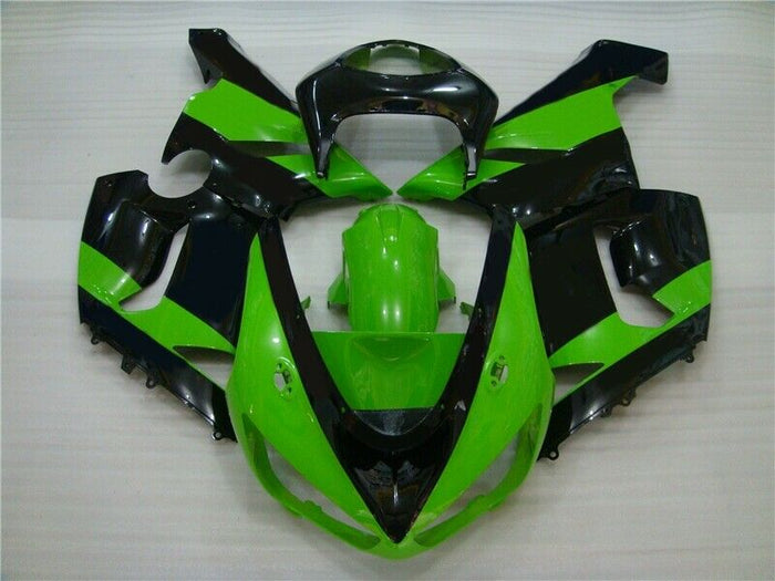 NT Complete Green Black ABS New Fairing Fit for 2005 2006 ZX6R 636 Body e07A