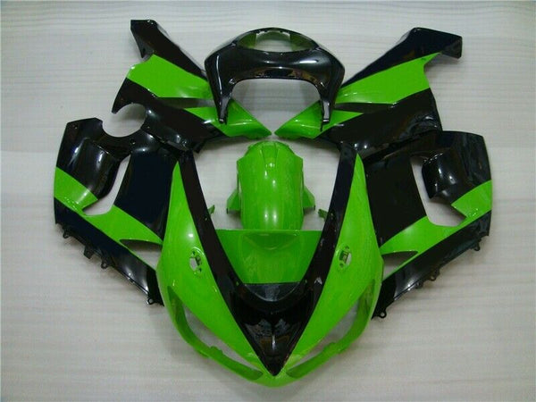 NT Complete Green Black ABS New Fairing Fit for 2005 2006 ZX6R 636 Body e07A