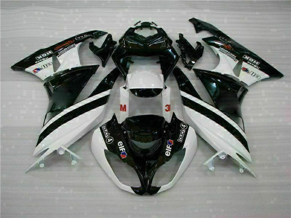 MSA Injection Fairing Fit for  2009-2012 ZX6R Plastic With Seat Cowls t032-T