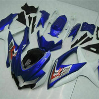 MSB Injection Blue White Fairing Kit Fit for  2008-2010 GSXR 600 750 n062